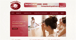 Desktop Screenshot of anandpur.es